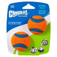 Juguete 2 Pelotas Ultra Chuckit para ir a Buscar Pequeño